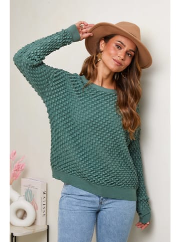 Soft Cashmere Trui groen