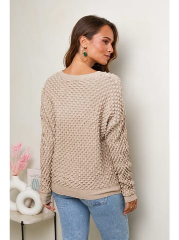 Soft Cashmere Pullover in Beige