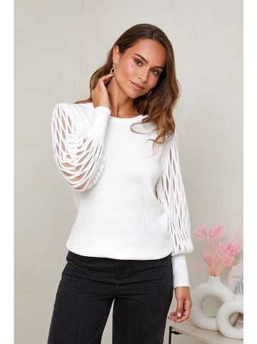 Soft Cashmere Pullover in Weiß