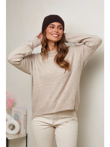 Soft Cashmere Pullover in Beige