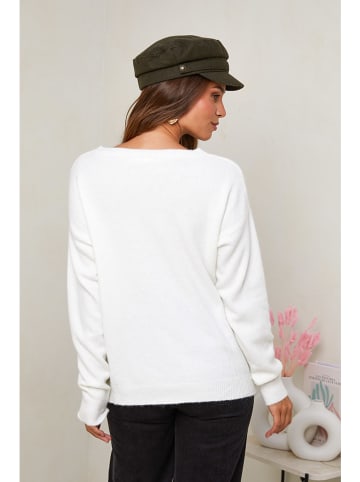 Soft Cashmere Pullover in Creme