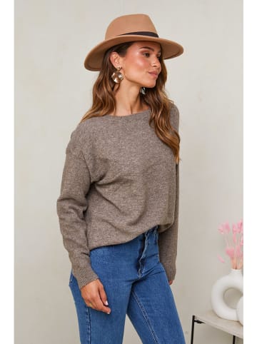 Soft Cashmere Trui taupe