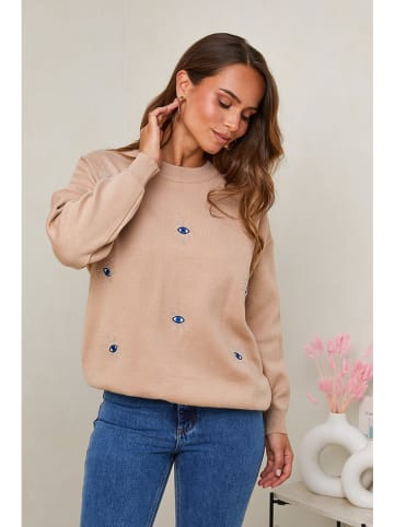 Soft Cashmere Pullover in Camel