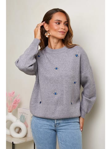 Soft Cashmere Pullover in Grau
