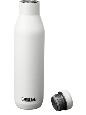 CamelBak Edelstahl-Isolierflasche "CB" in Weiß - 750 ml