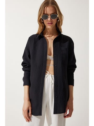 Happiness Istanbul Bluse in Schwarz