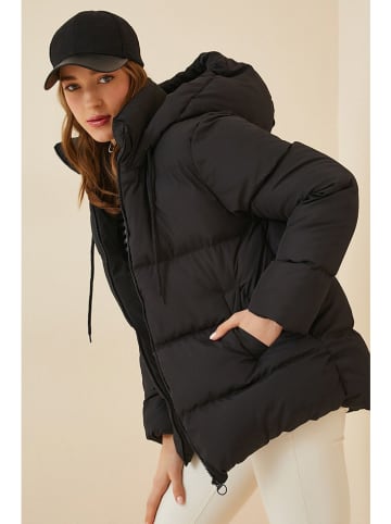 Happiness Istanbul Steppjacke in Schwarz