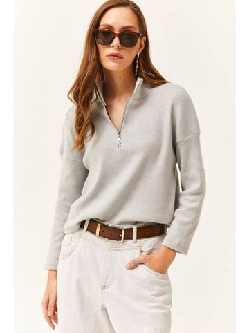 Olalook Pullover in Grau