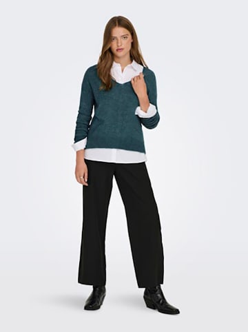 JDY Pullover in Dunkelgrün