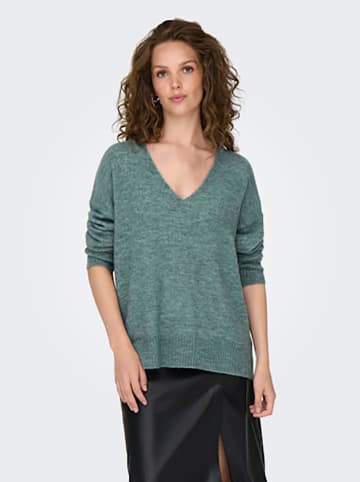 JDY Sweter w kolorze zielonym