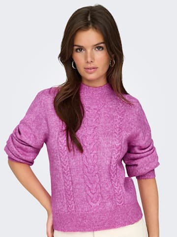 JDY Sweter w kolorze fioletowym