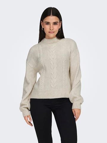 JDY Sweter w kolorze kremowym