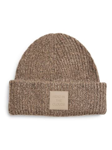 Pieces Czapka beanie w kolorze brązowym