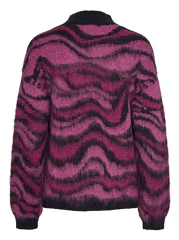 Pieces Trui roze/zwart