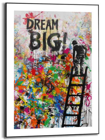 Orangewallz Gerahmter Kunstdruck "Party Ladder"