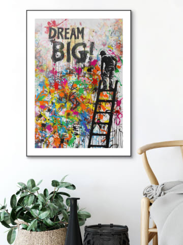 Orangewallz Gerahmter Kunstdruck "Party Ladder"