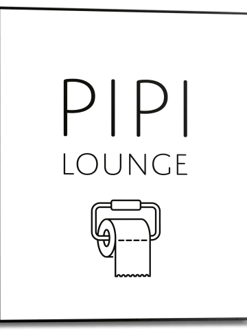 Orangewallz Gerahmter Kunstdruck "Pipi"