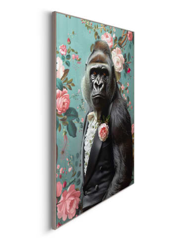 Orangewallz Gerahmter Kunstdruck "Monkey Suit"