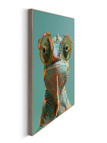 Orangewallz Ingelijste kunstdruk "Karma Chameleon" - (B)40 x (H)50 cm