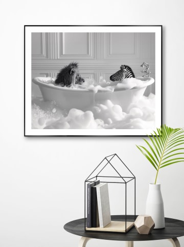 Orangewallz Gerahmter Kunstdruck "Foam Friends"