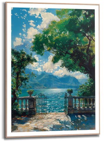 Orangewallz Gerahmter Kunstdruck "Italian Terrace"