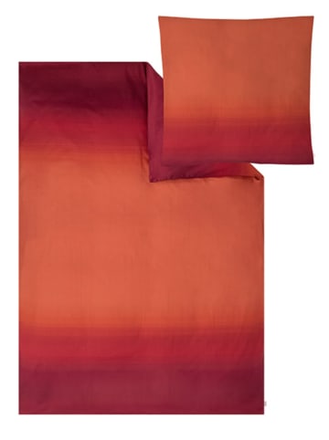 Ibena Satin-Bettwäsche-Set in Rot