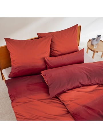 Ibena Satin-Bettwäsche-Set in Rot