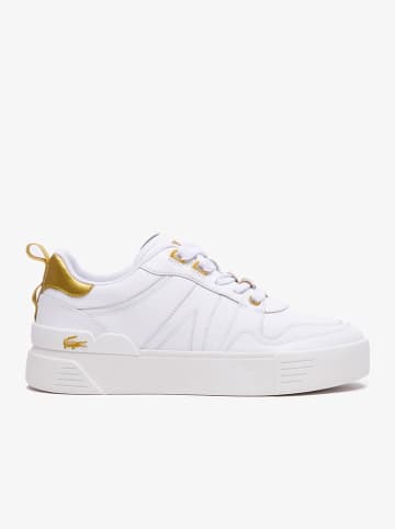 Lacoste Sneakers "L002 123 3 Cfa" wit/goudkleurig