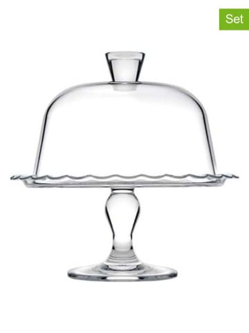 Trendy Kitchen by EXCÉLSA 2-delige set: taartstandaard ''Patisserie'' - Ø 26 cm
