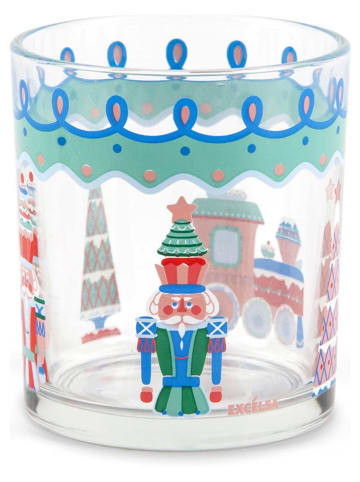 Trendy Kitchen by EXCÉLSA Szklanki (3 szt.) "Xmas Sweet Pastels" ze wzorem - 250 ml