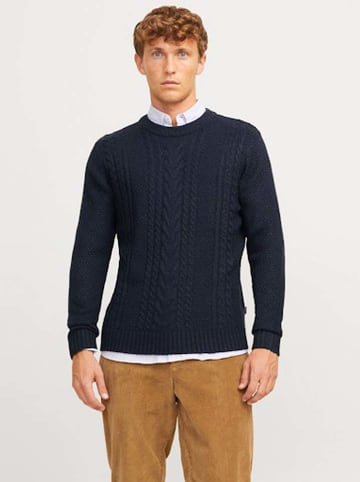Jack & Jones Sweter w kolorze granatowym