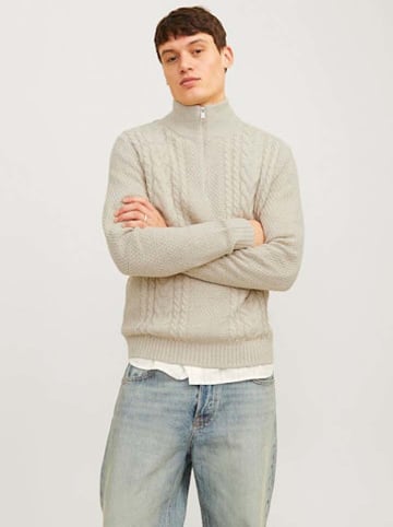 Jack & Jones Sweter w kolorze beżowym