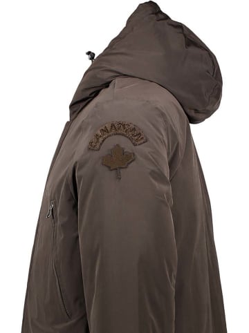 CANADIAN Wintermantel "Sparwood waxy" in Braun