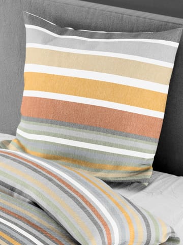 Bierbaum Biber beddengoedset grijs/oranje