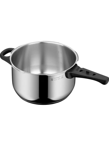 WMF 2tlg. Set: Schnellkochtopf in Silber - 4,5 l 