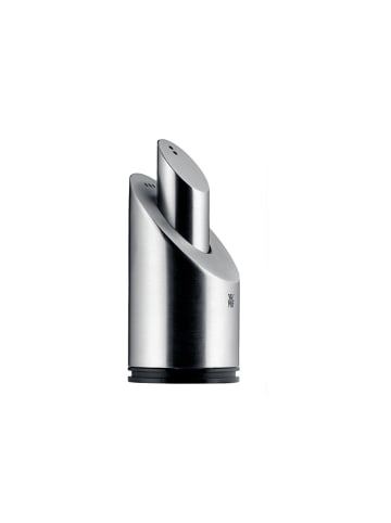 WMF 2tlg. Set: Salz- & Pfeffermühlen  in Silber - (H)8,6 x Ø 4,5 cm