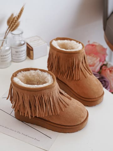 Rock & Joy Winterboots lichtbruin