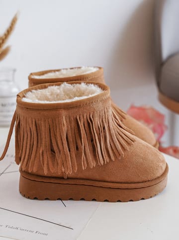 Rock & Joy Winterboots lichtbruin