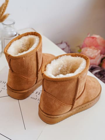 Rock & Joy Winterboots lichtbruin