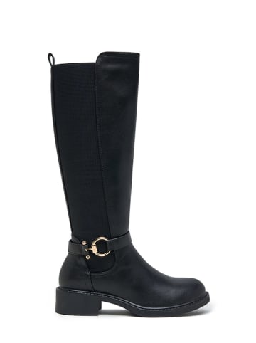 Foreverfolie Stiefel in Schwarz