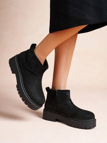 Foreverfolie Enkelboots zwart