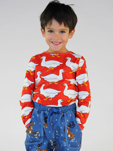 Småfolk Longsleeve oranje/wit