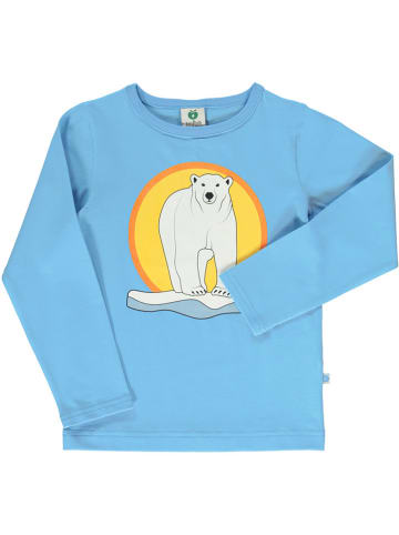 Småfolk Longsleeve blauw/geel