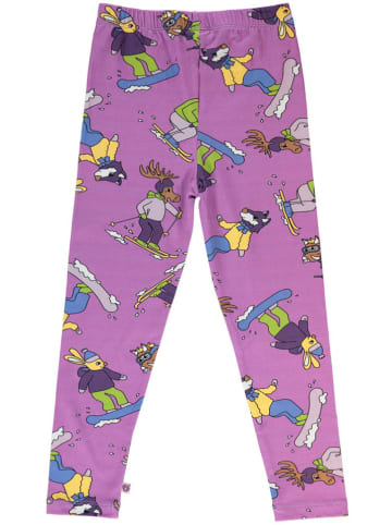 Småfolk Legginsy w kolorze fioletowym