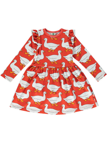 Småfolk Kleid in Rot/ Weiß