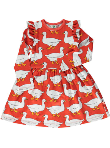 Småfolk Kleid in Rot/ Weiß