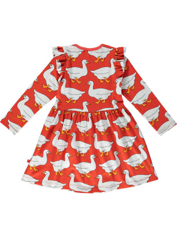 Småfolk Kleid in Rot/ Weiß