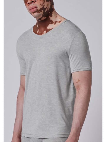 Skiny Pyjamashirt grijs