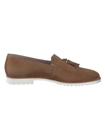 Paul Green Leder-Slipper  in Hellbraun