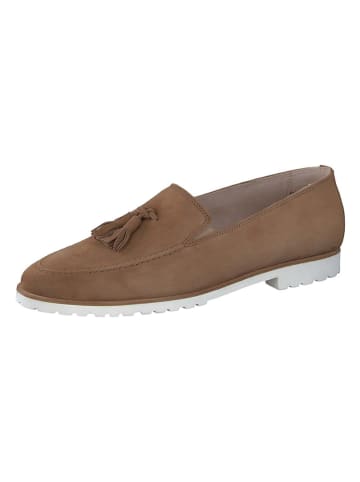 Paul Green Leder-Slipper  in Hellbraun